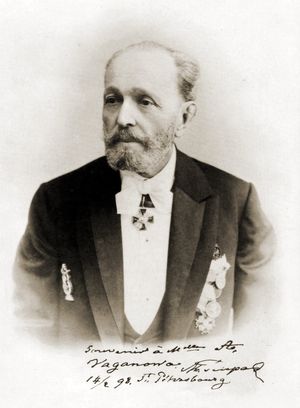 Marius Petipa, portrait photograph