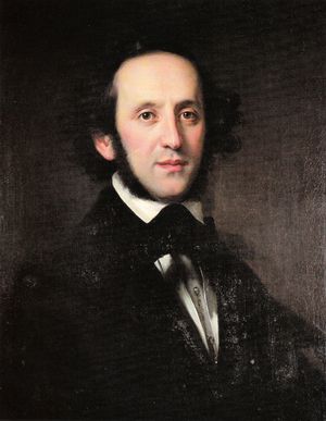 Felix Mendelssohn, portrait photograph
