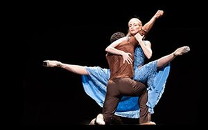 Lauren Cuthbertson and Marcelino Sambé in Cathy Marston's The Cellist, The Royal Ballet